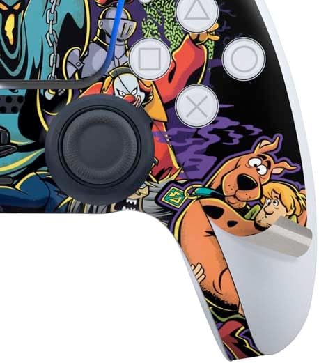 Skinit Decal Gaming Skin Compatible with PS5 Bundle - Officially Licensed Scooby Doo vs Monsters Design