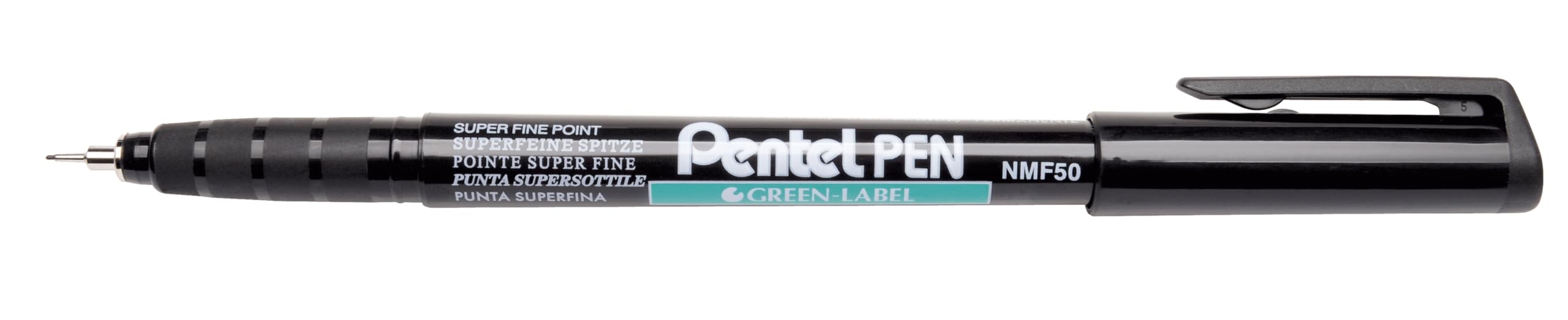 Pentel 12 x NMF50 SUPERFINE PERMANENT MARKER - BLACK