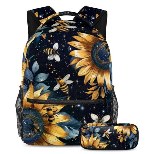 Pack de 2 sacs à dos pour garçons et filles style nature avec accessoires, idée cadeau rentrée
