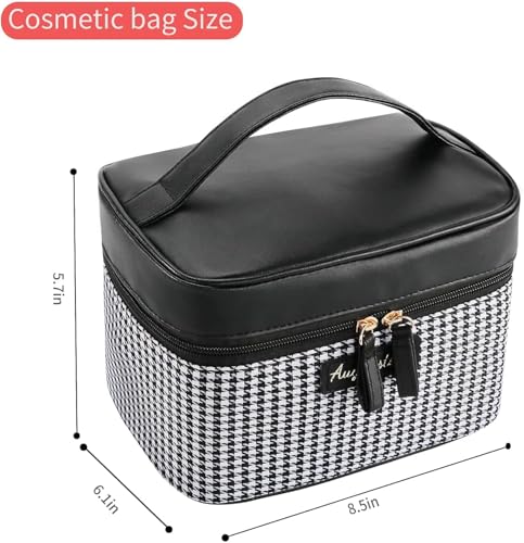 Image of Handcuffs Makeup Bag Cosmetic Organizer Toiletry Storage Pouch (Black)