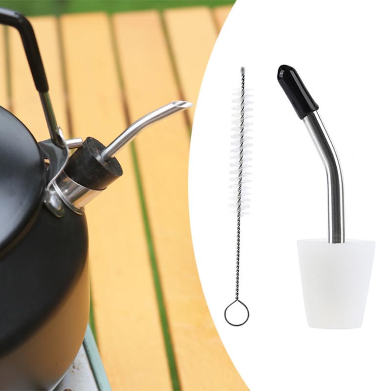 Clairlio Outdoor Kettle Mouth Coffee Teapot Extension Tube Water Pipe Nozzle D