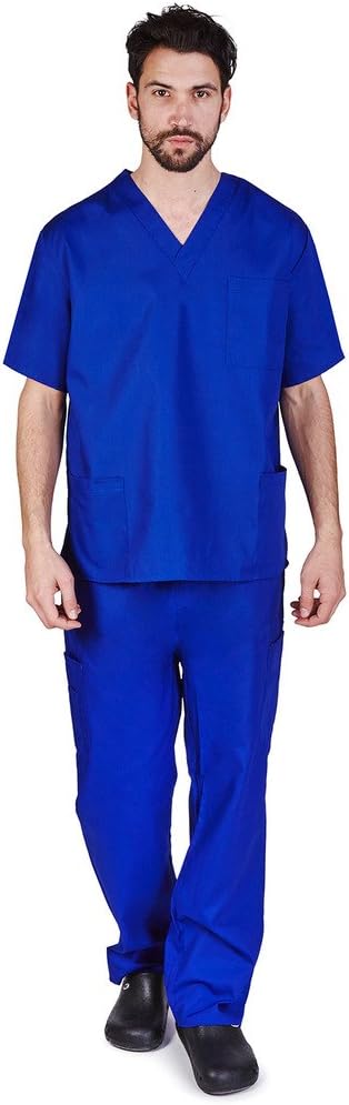 Comfortable Fit Men's Workwear Uniform 8 Pocket Top and Pant Set