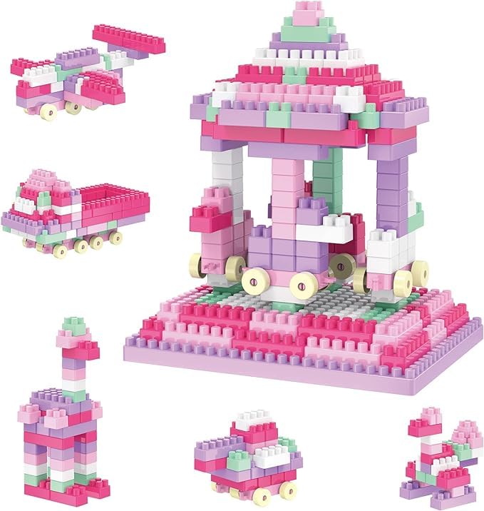 330 Pcs Kids Building Blocks Kit Toddler Basic Blocks Set