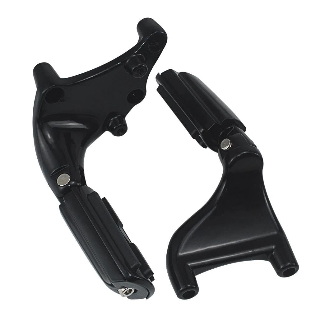 Repose-pieds passager noir Sportster XL 883 1200 2014-2022
