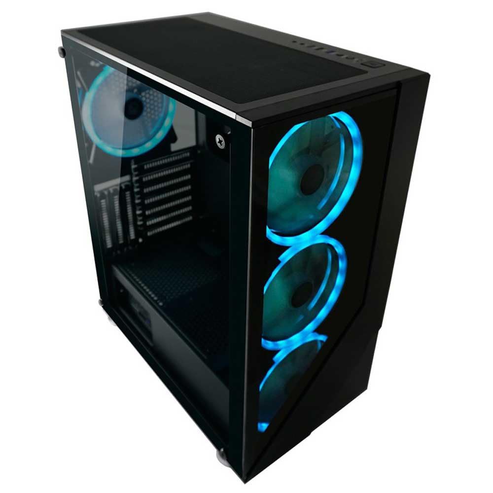 CAJA PC LC-POWER GAMING 803B-ON SHADED_X RGB NEGRO