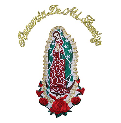 Image of Baby Boy Baptism Formal Paisley Suit Gold Guadalupe Maria on Stole & Back SM-20