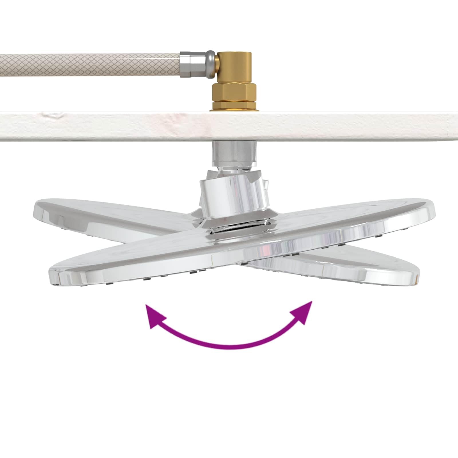 Doccia da esterno in legno massello di pino e acciaio inox, bianco, 214,5 cm, resistente alle intemperie, regolabile in altezza, soffione girevole adatto per giardino, piscina, spa, jacuzzi