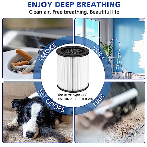 Image of KJ80 Replacement Filter Compatible with Druiap KJ80 Air Purifier, 2 Pack