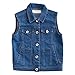 Fun and Function â€“ Denim Weighted Vest for Kids â€“ Sensory Vest Provides Soothing Weight for Kids with Sensory Issues â€“ Denim â€“ Medium