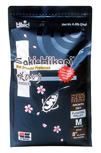 Saki-Hikari 4.4-Pound Growth Formula Floating Pellets for Pets, Medium