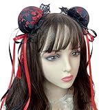 QIYUDUOLA Hair Bun Cover Chinese Bowknot Hair Clip Cosplay Barrettes Party Headpieces Masquerades Girl Animes Hair Ornaments Anim, Black