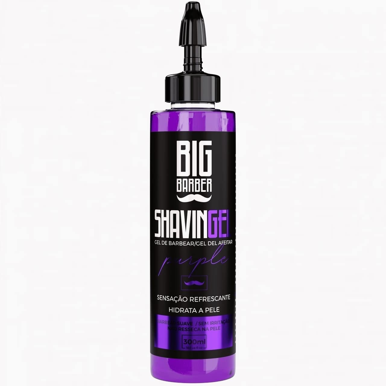 Shaving Gel Barbear Bisnaga Big Barber Purple 300ml Profissional