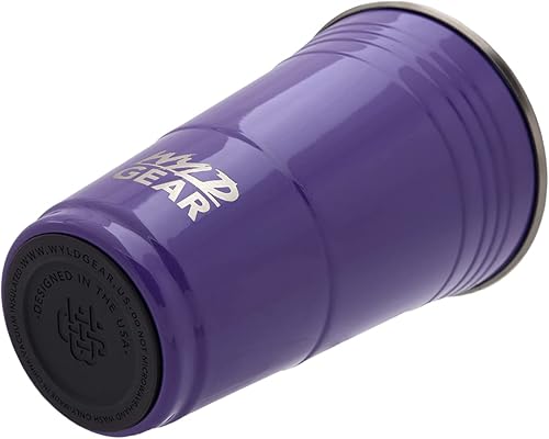 Miniatura 4 de Wyld Gear Vaso de fiesta de acero inoxidable aislado de 24 oz, color morado