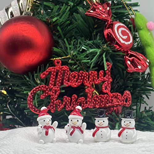 Buying Guide LUOZZY 5pcs Mini Snowman Figurines Christmas Resin Snowman D...