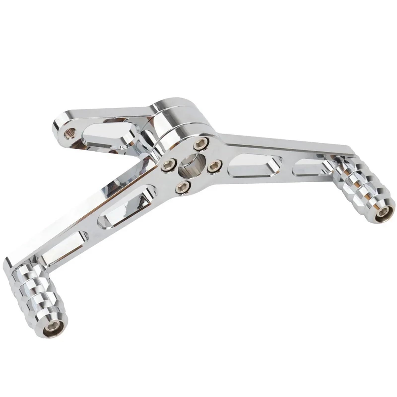 LKHJDBIY Shift Peg Motorcycle Heel Toe Gear Shift Levers Forward Control Shifter Footpegs Rod Linkage Fit for Harley Sportster XL 883 1200 Heel Toe Shifter Levers(H Chrome)