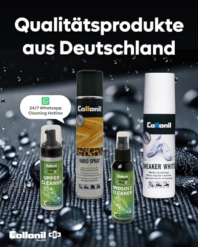 Collonil Carbon Pro Imprägnierspray 400 ml – Fluorfrei - Hochleistungs-Nässeschutz für Leder, Textil & Membranen wie Gore-Tex® – Atmungsaktiv & wasserabweisend – Made in Germany