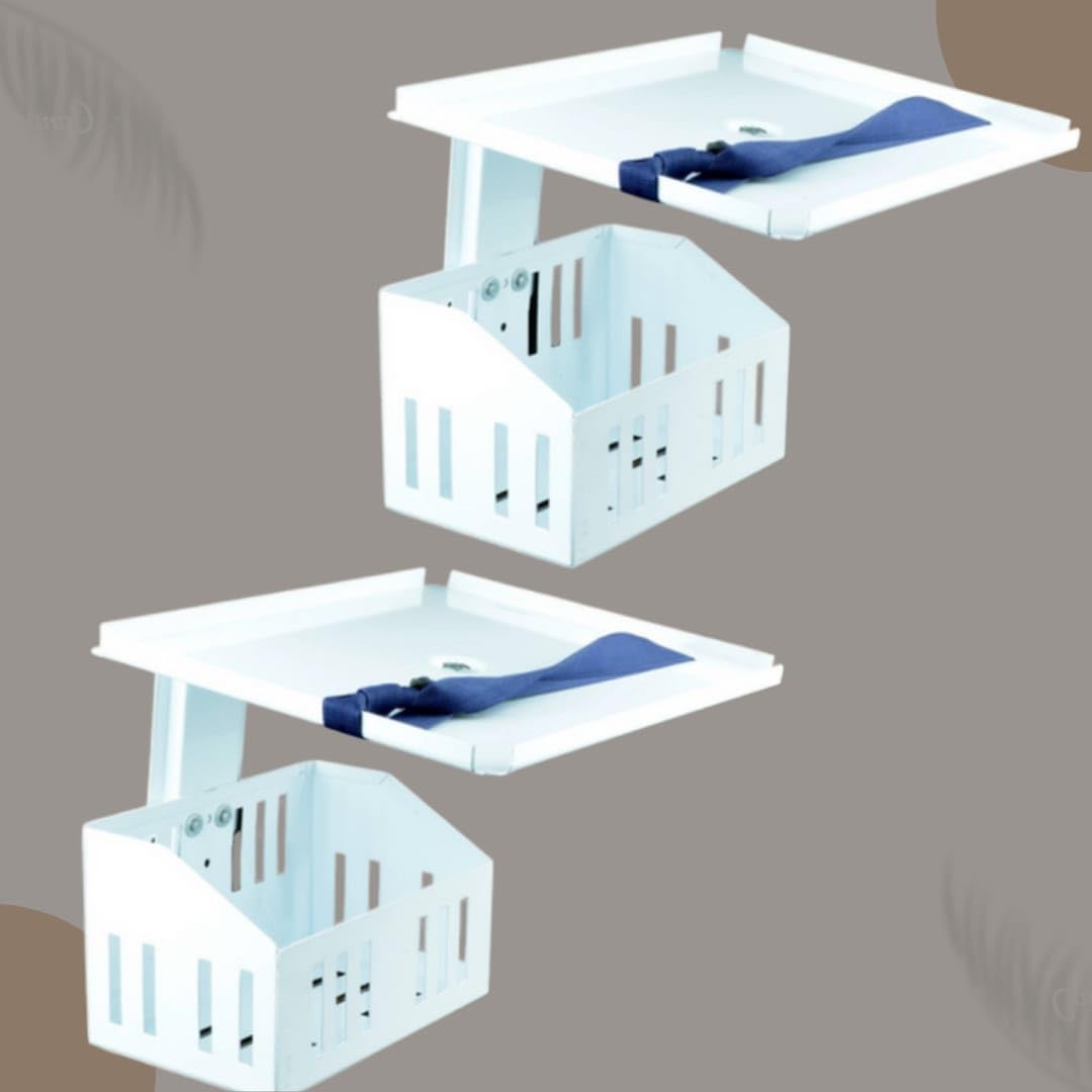 Meru Technologies Patient Monitor Wall Mount Stand, Compatible with All Types Multipara Patient Monitor (MONITOR STAND with BASKET and BELT PACK of 2) (B0CBQGM1FJ) Amazon Price History, Amazon Price Tracker