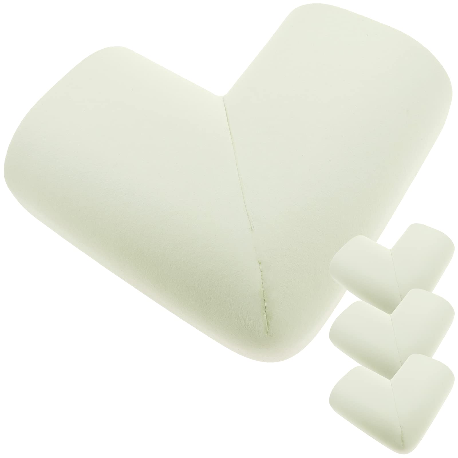 Protezione Per Spigoli E Bordi Per Bambini - 4 Metri A Forma Di L - Adesivo 3M - Gomma NBR Sicura - Colore Beige