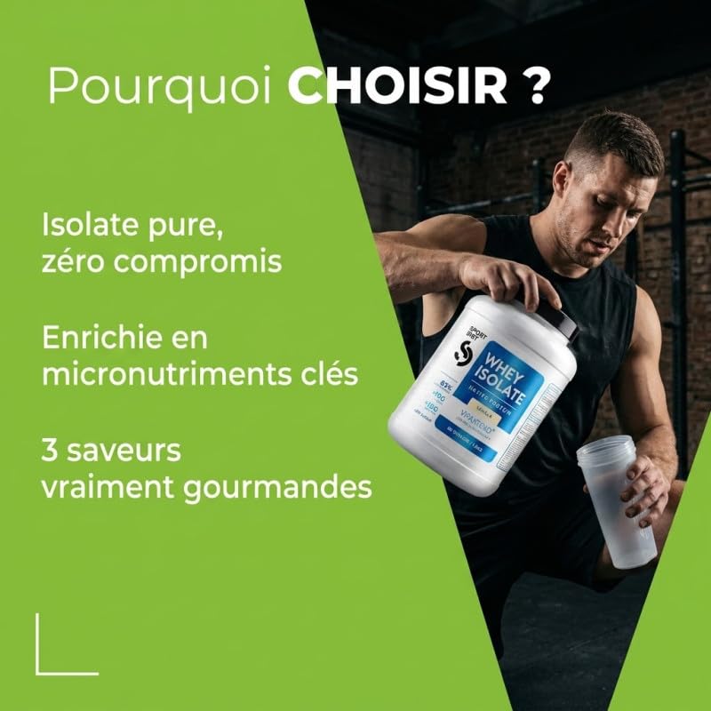 WHEY ISOLATE VITAXTEND – Protéine de Lactosérum Ultra-Filtrée – 24,9g de Protéines, BCAA, Glutamine – Soutien Musculaire, Récupération – Vitamines B6, C, D3, E – Maintien Masse Musculaire – SportDiet
