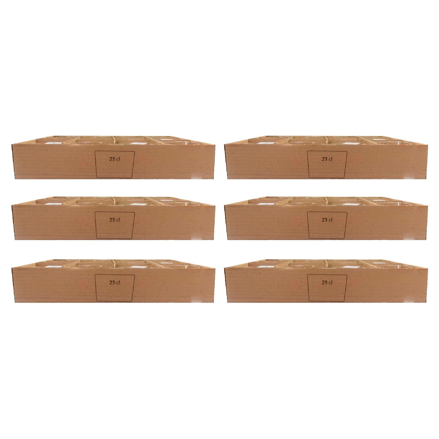 ACAN Tradineur - Confezione Da 72 Bicchieri Chiquito In Vetro Da 230 Ml (6 Scatole X 12) - 3
