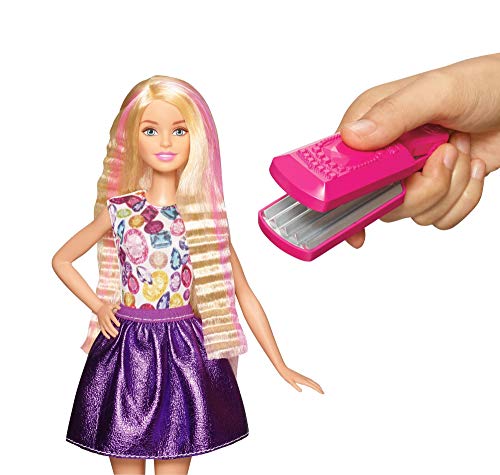 Muñeca Barbie D.I.Y. Crimps & Curls miniatura 6