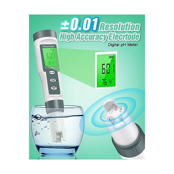 pH-Meter-Digital-PH-Tester-Pen-3-pH-Calibration-Powders-001-pH-Accuracy-Pocket-Size-LCD-Display-for-Household-Drinking-Pool-and-Aquarium pH-Meter-Digital-PH-Tester-Pen-3-pH-Calibration-Powders-001-pH-Accuracy-Pocket-Size-LCD-Display-for-Household-Drinking-Pool-and-Aquarium