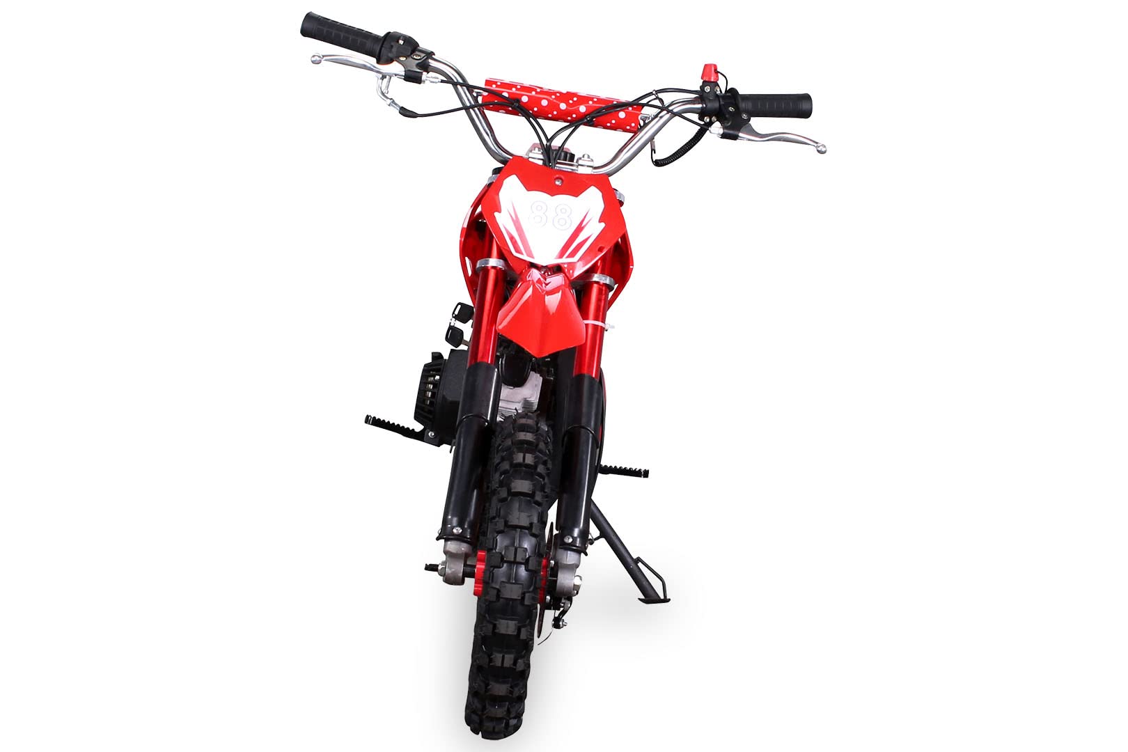 Kids Mini Crossbike Delta 49cc 2-Stroke Dirt Bike Dirtbike Pocket Cross (Red) Automotive
