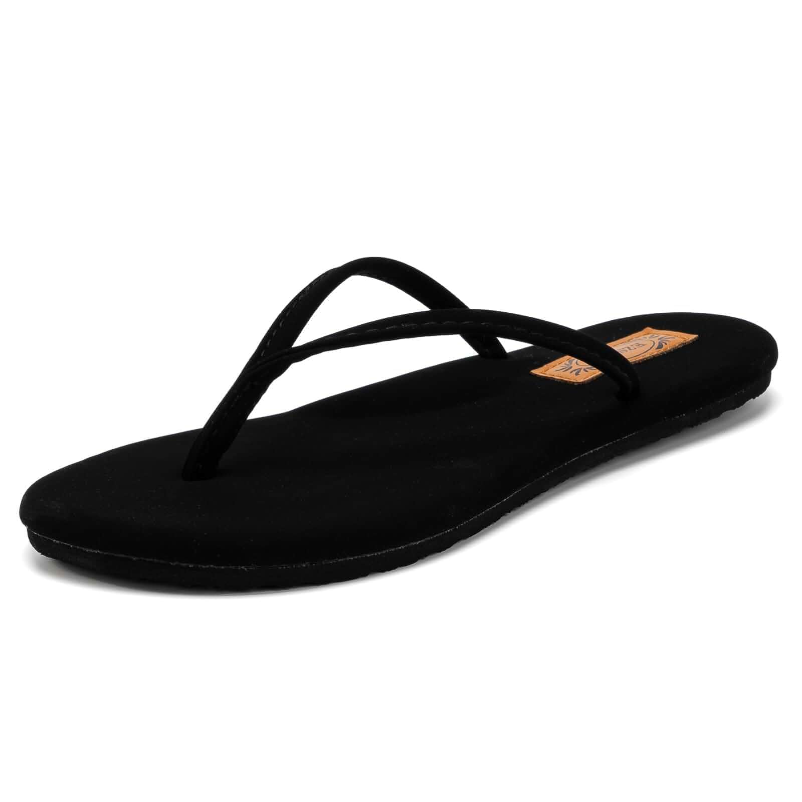 EZSURF Women's Flip Flops Cushioned Thong Sandals Comfortable Non-Slip Summer Beach Flats
