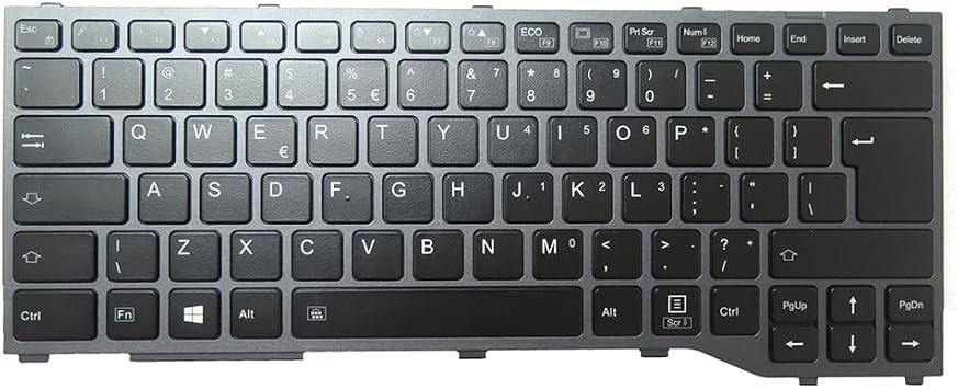 Laptop Keyboard for Fujitsu LifeBook T937 T938 T939 CP724511-01 NC05006-B310 English US Big Enter Black with Backlit New