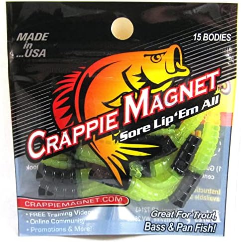 Leland Lures 87273 Crappie Magnet, Black/charts