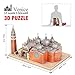 CubicFun 3D Italy Puzzles Models Architecture Kits for Adults and Kids,with National Geographic Booklet for Venice St.Mark's Square