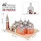 CubicFun National Geographic 3D Puzzle Italien Venedig St.Mark’s Square Cathedral Puzzle mit Booklet Travel Souvenir Geschenk für Erwachsene und Kinder, 107 Stück