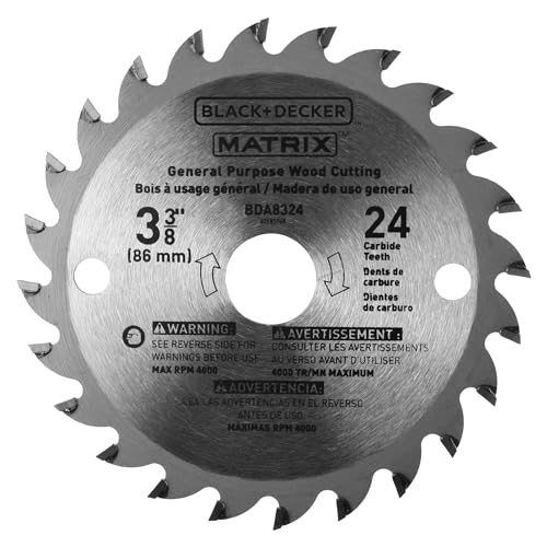 BLACK+DECKER MATRIX Trim Saw Attachment with 3-3/8 Inch Carbide Blade 24T (BDCMTTS) by BLACK+DECKER - Image 6
