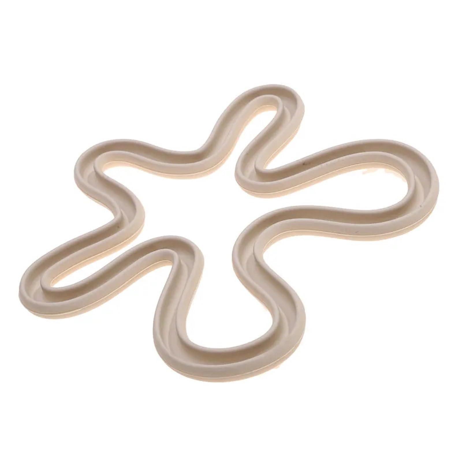 10Pcs Geometrical Heat Resistant Silicone Mat Drink Cup Coasters Non-slip Pot Holder Table Placemat for Cap(Color2)