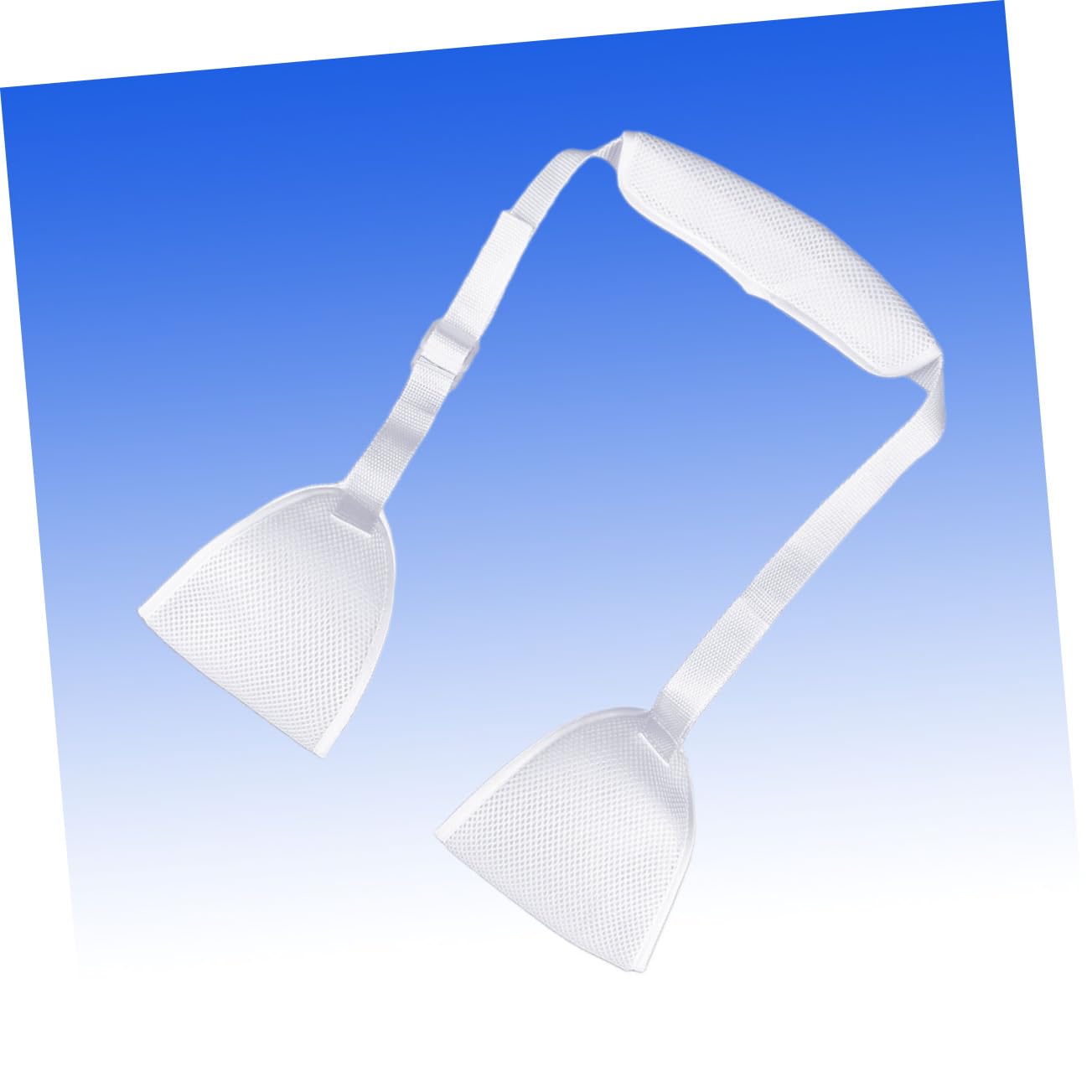 SHERCHPRY Dislocated Arm Sling Shoulder Immobilizer Support Brace for Broken Fractured Arm Comfortable Thickened Pad for Sports and White