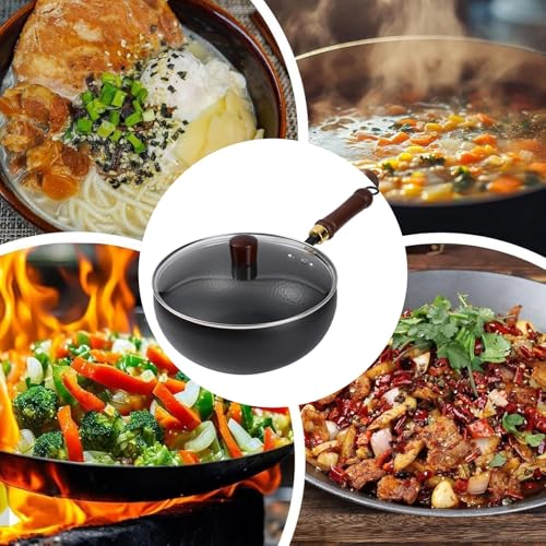 Wok en Fer Forgé pour Cuisine Intérieure et Cuisson au Barbecue en Extérieur - 7