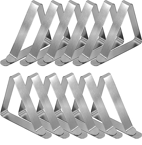 Dsotien 12 Pack Tablecloth Clips