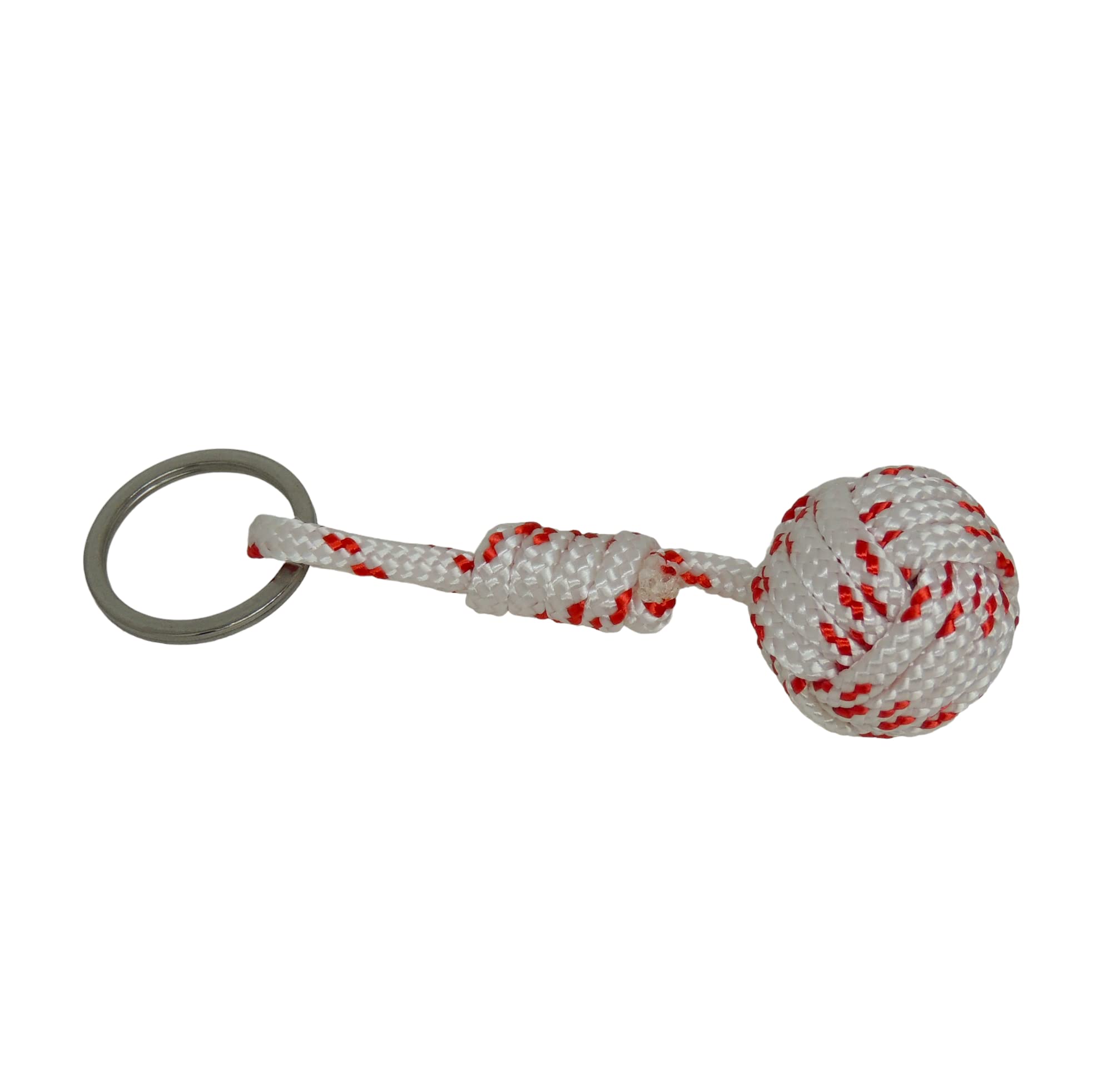 Porte-clés Pomme de Touline blanc, rouge