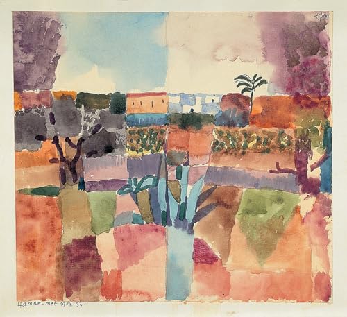 Affiche toile Paul Klee Hammamet pour un salon lumineux