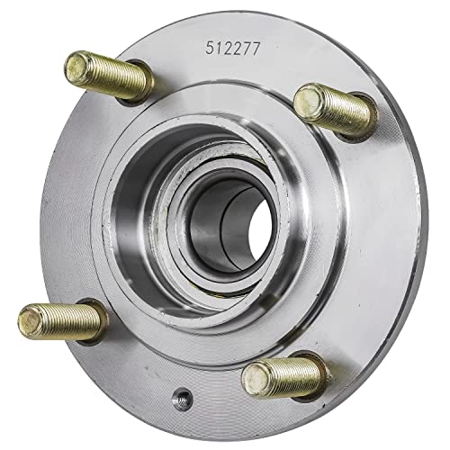 Image of Detroit Axle - Rear 2pc Wheel Bearing Hubs for 2002-2006 Mitsubishi Lancer, 2 Wheel Bearing and Hubs Assembly 2003 2004 2005 Replacement