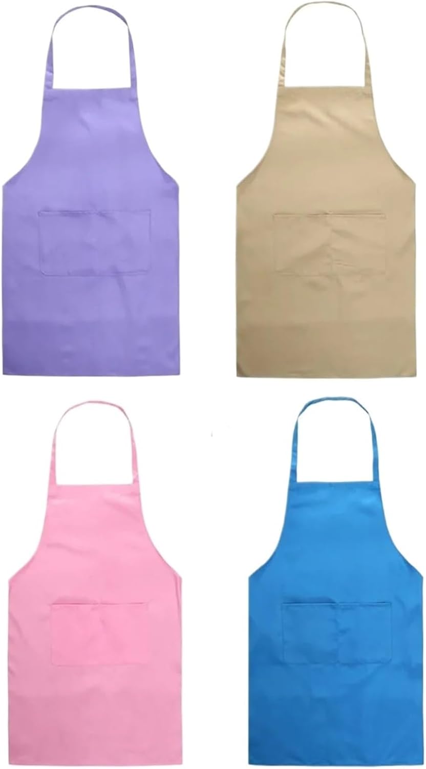 6pcs Apron Kitchen Cooking Chef Cleaning Restaurant Waitress Custom Gift Aprons