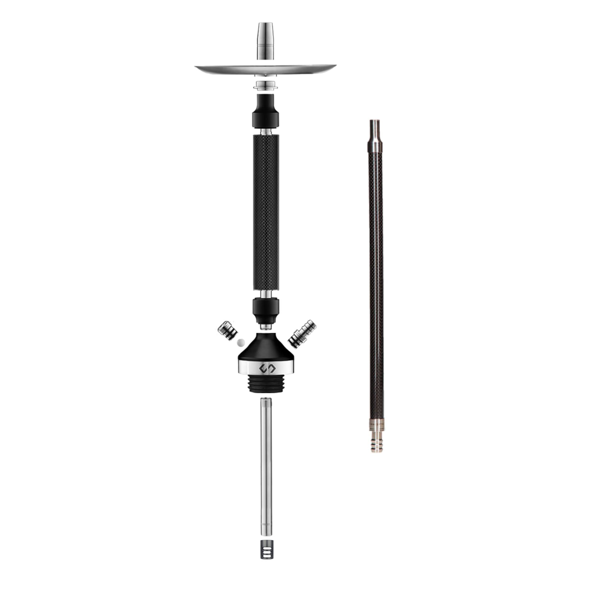 Conceptic Design Carbon Hookah Black Without Glass Base