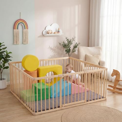 Image of STAOLENE Foam Climbing Blocks for Toddlers 1-3, Soft Play Climbing Toys Climb and Crawl Climbing Toys Soft Foam Play Set (Multicolor)