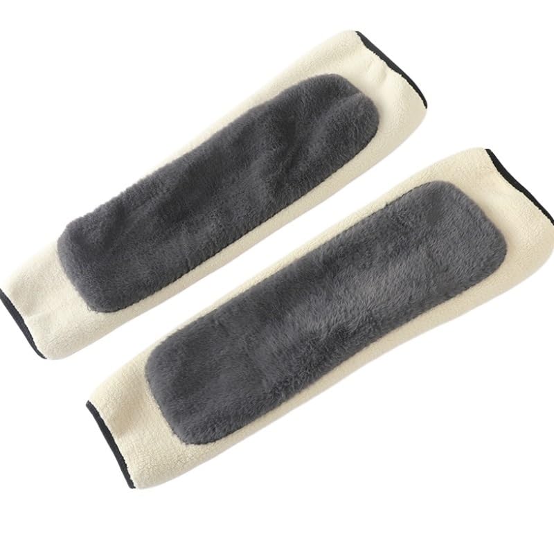 Lambskin Thickened Knee Guard for Winter Leg Cover That Provides Warmth Protection