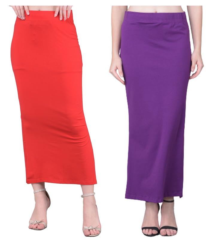 Image of Comfort Lady Women Cotton Blend Saree Shapewear /Saree Shapers Underskirt /Saree Petticoat