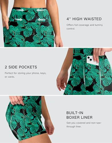 Image of G Gradual Women's 16 inch Swim Skirt with Pockets High Waisted Tummy Control Modest Swimsuit Bathing Suit Bottoms for Women