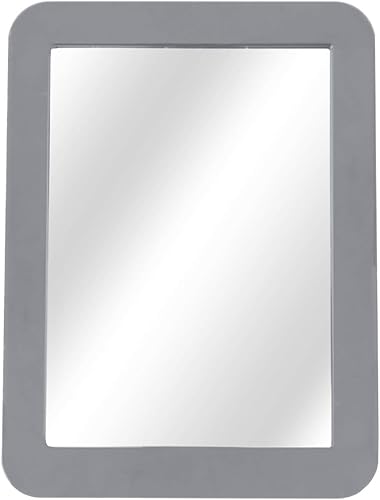 Vermo Espejo magnético 1 espejo de casillero 5 x 7 pulgadas para armario escolar, baño, refrigerador doméstico, accesorio de casillero, caja de