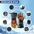 Maliansun Heated Gloves for Men and Women, Waterproof Touch Screen Rechargeable Heated Gloves with 2 7.4V 3200mAh Batteries for Winter Outdoor Cycling Skiing Work, M