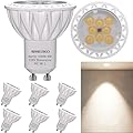 AIMEOKO GU10 LED Bulb Dimmable 6 Pack, 38° Beam Angle 50W Equivalent 450 LM Light Bulbs GU10 Base LED Replacement for Recessed Track Lighting Indoor Outdoor (5W 4000K Neutral White)