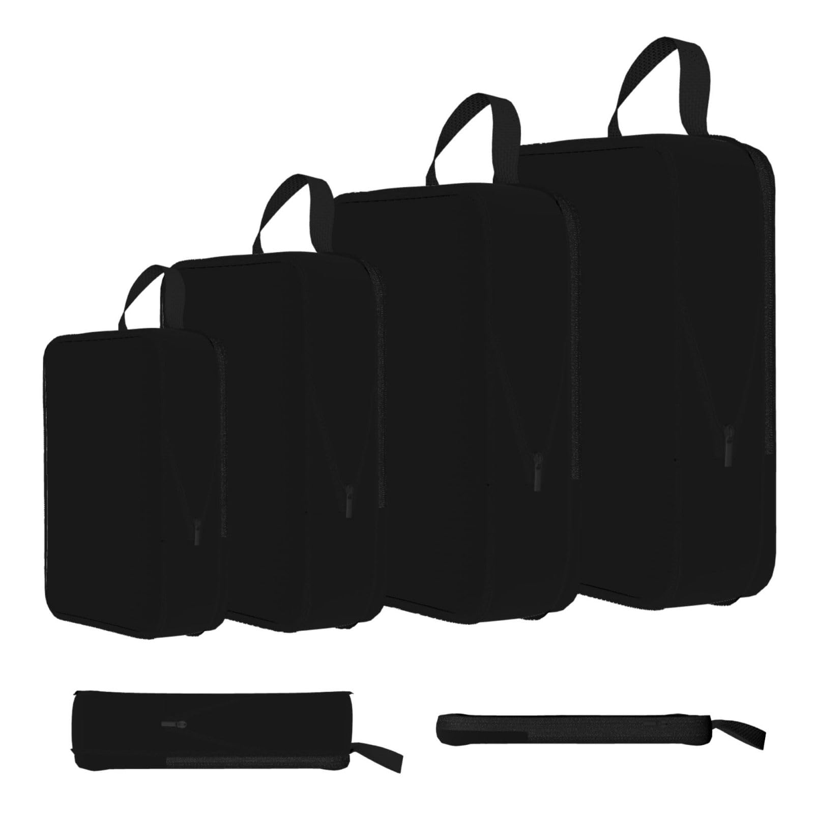 Advanced Black Compression Packing Cubes 4 Piece Set